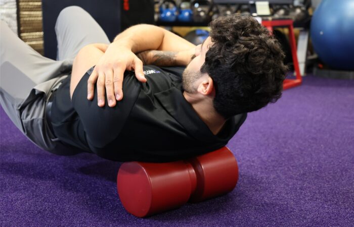 Mat exercise on the PowerCushion supporting mobility for healthy aging