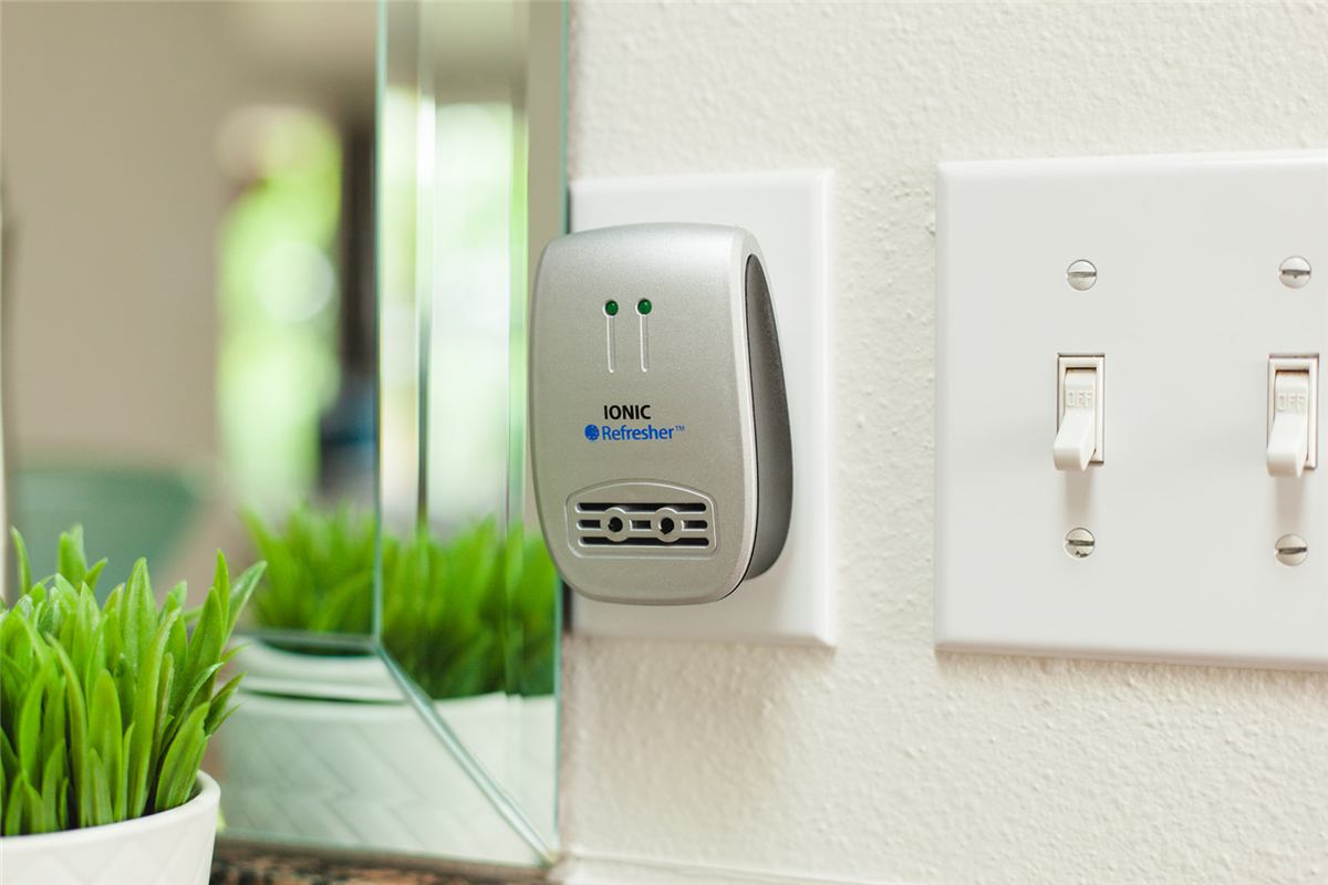 Breathe Safe plasma air purifier supporting cleaner bedroom air