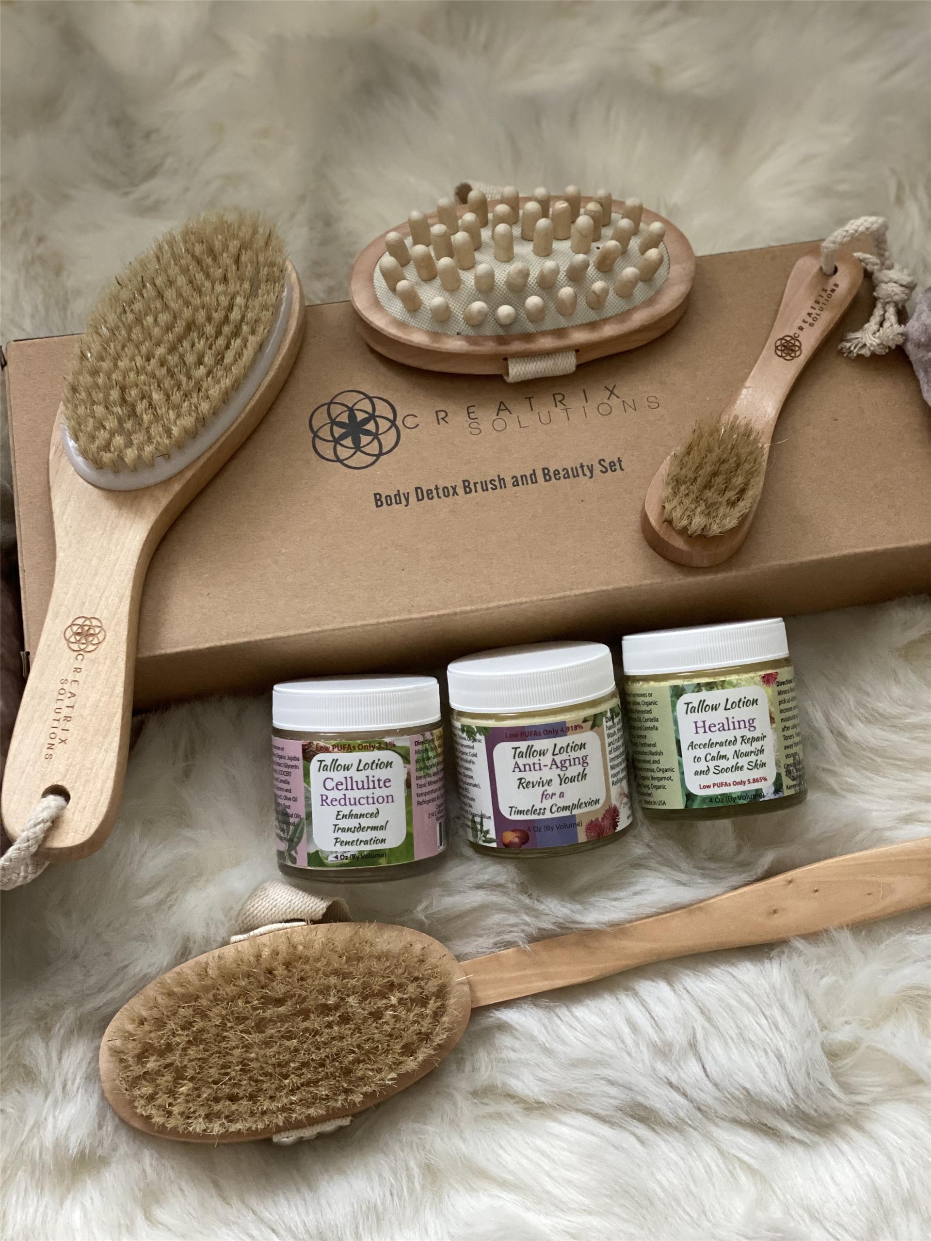 Supplement jars and wellness tools for mineral balancing