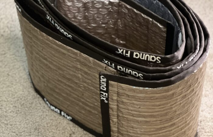 Product components and frame parts from Eileen Durfee's manufacturing work