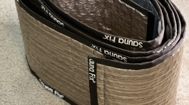 Product components and frame parts from Eileen Durfee's manufacturing work