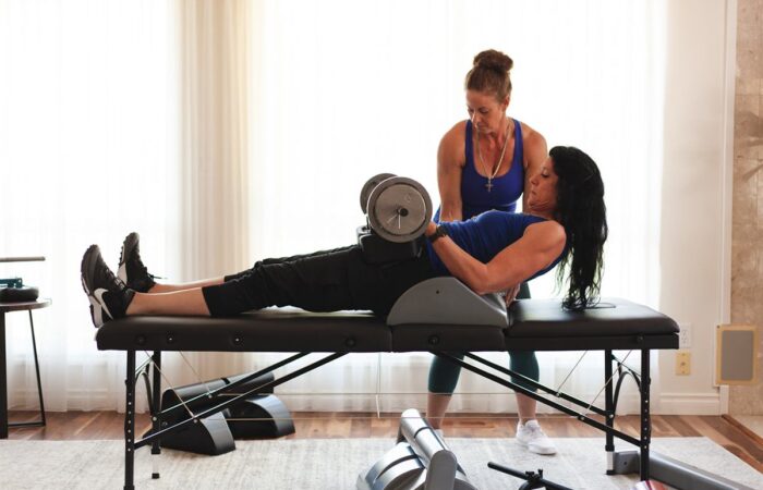 Professional spinal fitness evaluation with Eileen Durfee